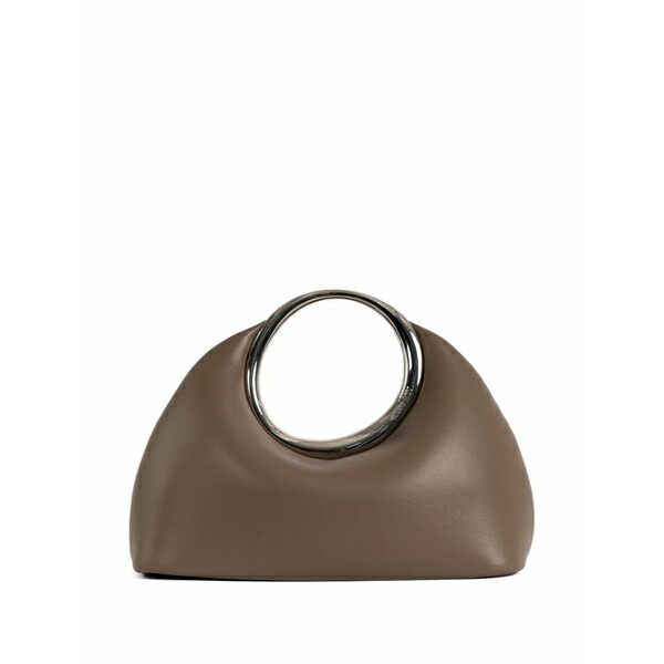 ジャクエムス レディース ショルダーバッグ 御徒面子 La petite calino leather shoulder bag Brown