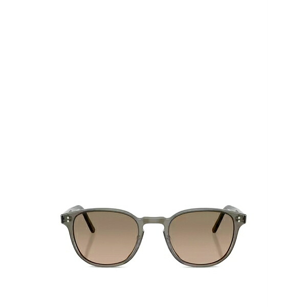 オリバーピープルズ メンズ サングラス・アイウェア 付属物 Fairmont round-frame sunglasses Grey