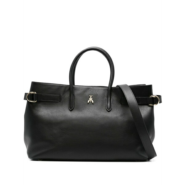 パトリツィア ペペ レディース トートバッグ 御徒面子 New business leather tote bag Black
