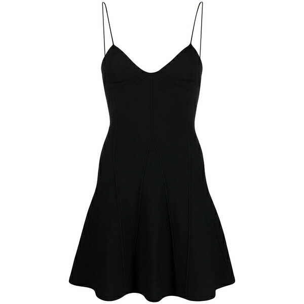 ディースクエアード レディース 衣裳 トップス V-neck minidress Black