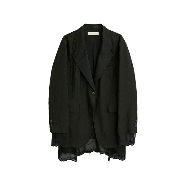 アワーレガシー レディース 上衣＆上衣 アウター Reversible drip single-breasted blazer Black