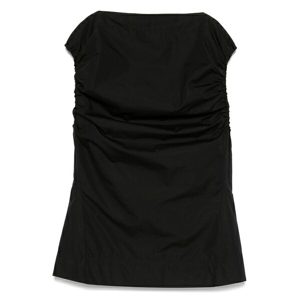 トーテム レディース カットソー トップス Gathered top  Black