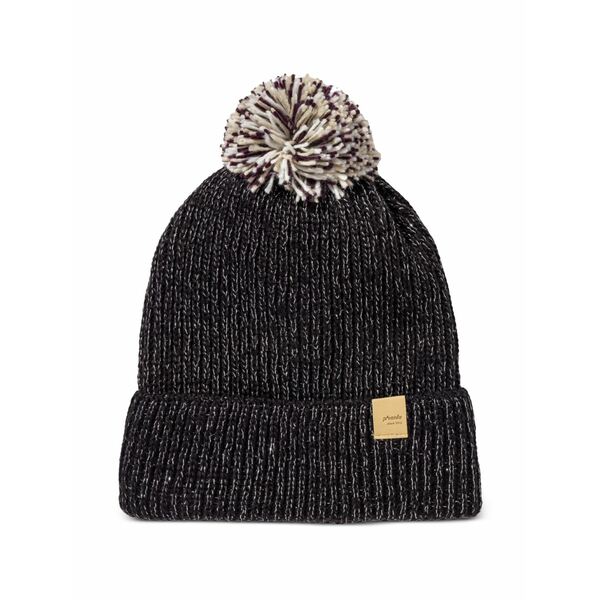 フェニックス レディース 帽子 アクセサリー Pompom-detail beanie hat Black｜asty