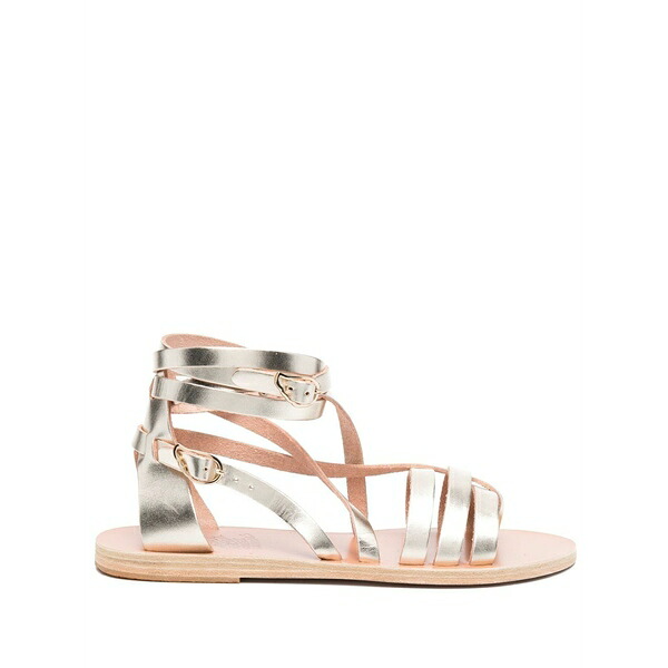アンシエントグリークサンダル レディース サンダル シューズ Leather gladiator sandals Gold