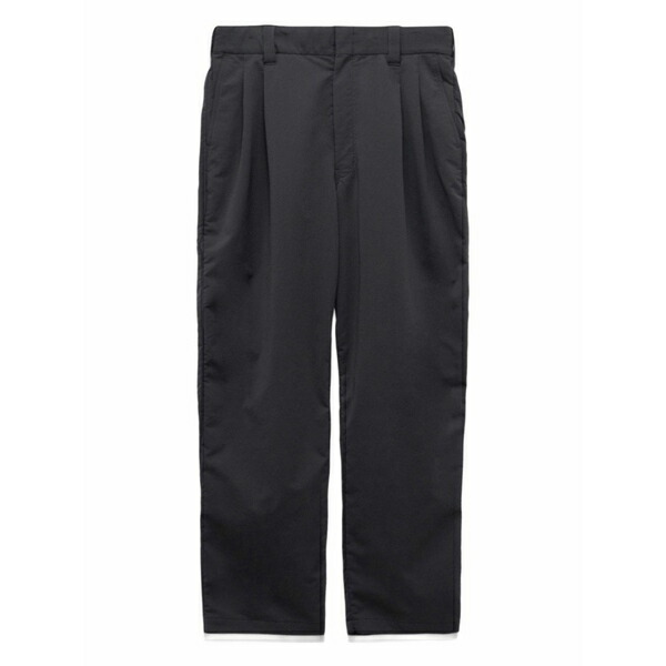 ナナミカ メンズ 心地好いズボン下 ボトムス Alphadry club pleated trousers Blue