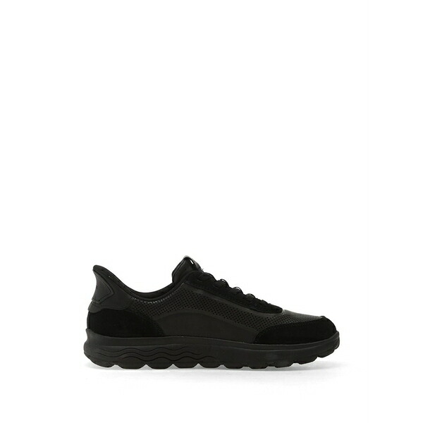 ジェオックス メンズ スニーカー シューズ Spherica perforated sneakers Black
