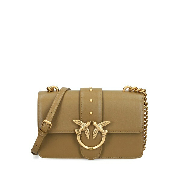 ピンコ レディース ショルダーバッグ 御徒面子 Mini love one cross body bag Green