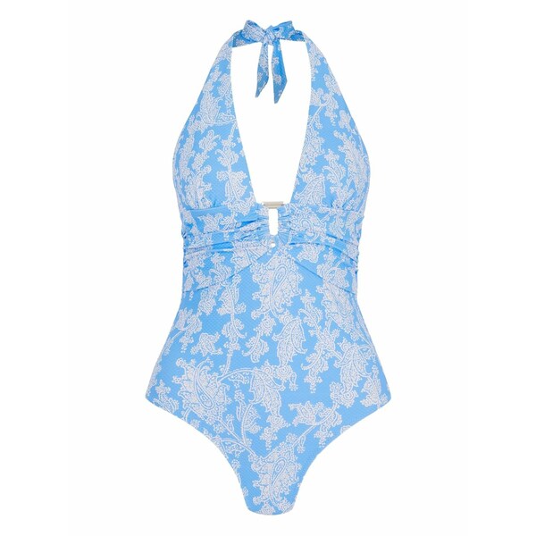 ハイジクライン レディース 衣裳 トップス Playa paraiso halterneck swimsuit Blue