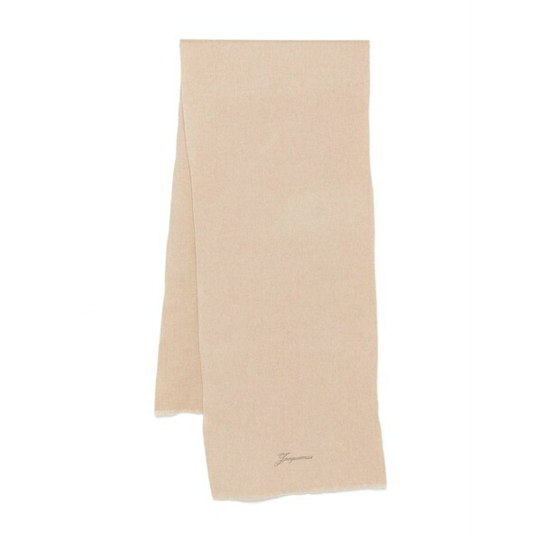 ジャクエムス レディース えり巻き・袈裟・えり巻き 付属物 Embroidered-logo scarf Neutrals