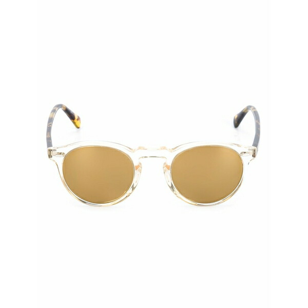 オリバーピープルズ メンズ サングラス・アイウェア 付属物 Oliver peoples x kitsun￡ \u0027gregory peck\u0027 sunglasses Metallic