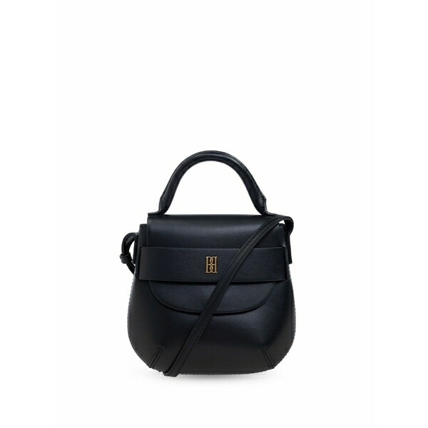 バイマレンバーガー レディース ショルダーバッグ 御徒面子 Meela leather shoulder bag Black