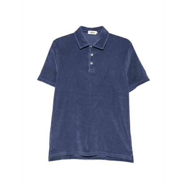 アルテア メンズ スポーツシャツ トップス Smith terry-cloth polo shirt Blue