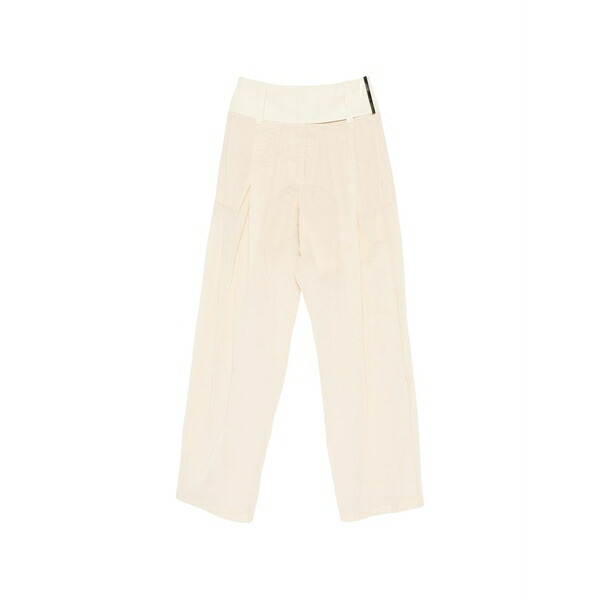 運動競技マックス レディース 心地よいズボン下 ボトムス Pleated high-waisted trousers Neutrals