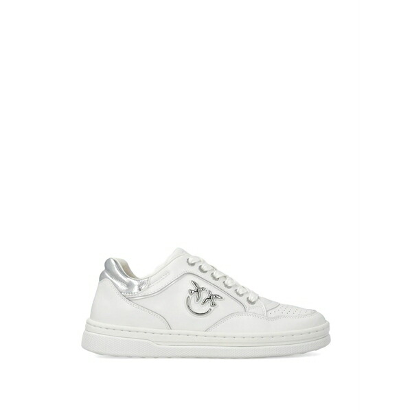 ピンコ レディース スニーカー シューズ Mandy logo-detail lace-up sneakers White