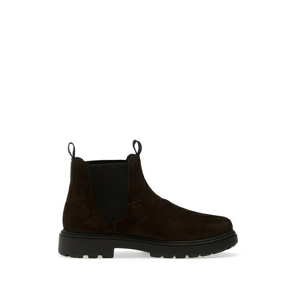 ジェオックス メンズ ブーツ シューズ Suede chelsea boots Brown