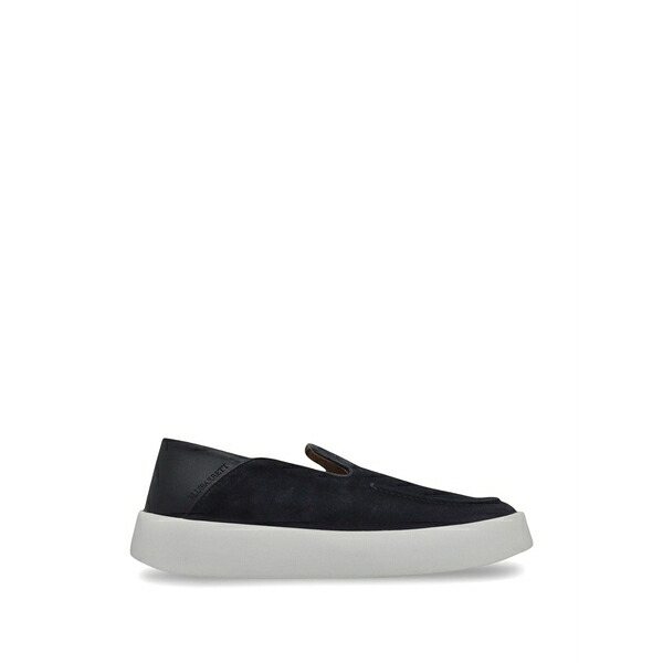 バレット メンズ スリッポン・ローファー シューズ Suede leather loafers Blue