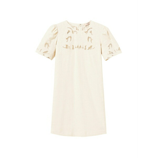 ツイン書き割り レディース 衣裳 トップス Mini embroidered dress Neutrals