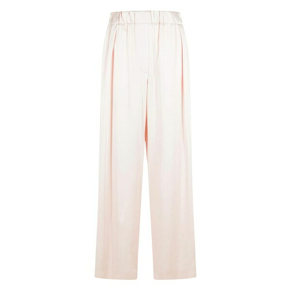 ジル・サンダー レディース カジュアルパンツ ボトムス Elasticated-waistband trousers Pink|asty