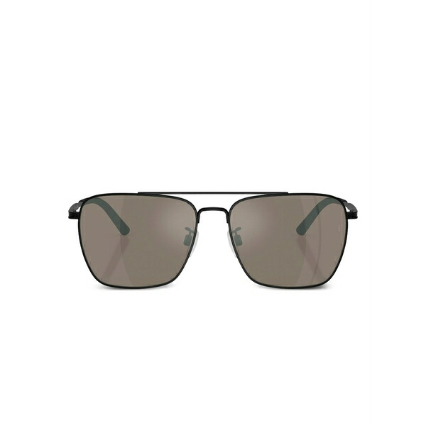 オリバーピープルズ メンズ サングラス・アイウェア 添え物 R-15 square-frame sunglasses Black