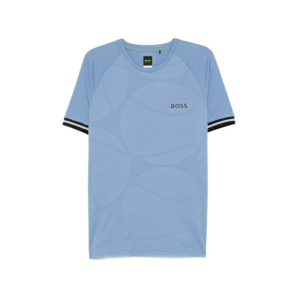 主任者 メンズ ティーシャツ トップス Logo-print t-shirt Blue
