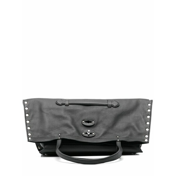 ザネラート レディース トートバッグ 御徒面子 Medium a\u0027spasso saeta tote bag Black