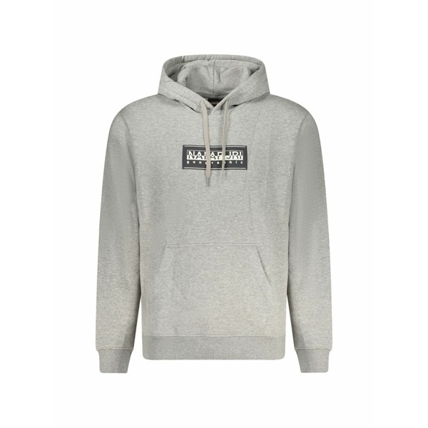 ナパピリ メンズ パーカー・スウェットシャツ アウター Box-logo hoodie Grey