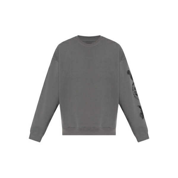 ワイスロバート・エドワード・リー メンズ パーカー・スウェットシャツ アウター Cotton sweatshirt Grey