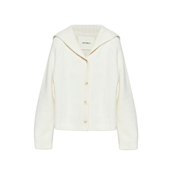 リサ・ヤン レディース ジレー アウター Mora hooded buttoned cardigan Neutrals