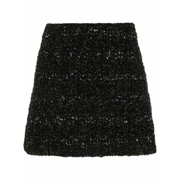 ファビアナ フィリッピ レディース スコート ボトムス Textured high-waist skirt Black