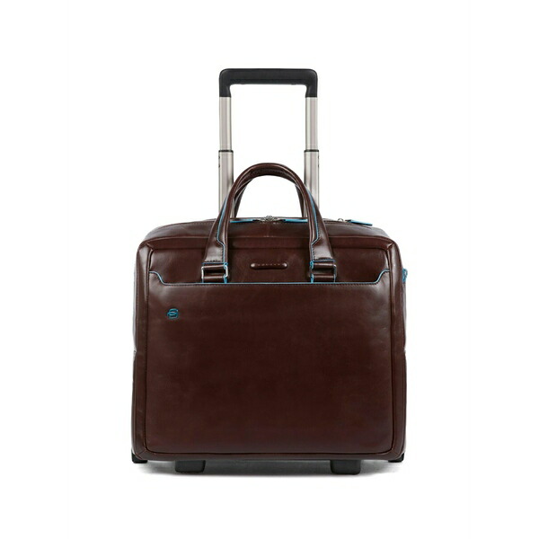 ピークアドロ メンズ ボストンバッグ バッグ Personalisable leather pilot bag Brown｜asty
