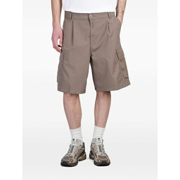 鉄道車両ハート型 メンズ 心地よいズボン下 ボトムス Cargo shorts Brown