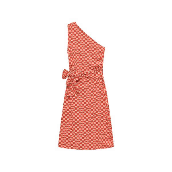 マリパルミ レディース 衣裳 トップス Geometric-pattern MIDI dress Red