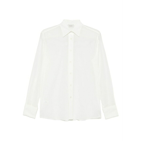 マッザレッリ レディース プルオーバー トップス Long-sleeve button-up shirt White