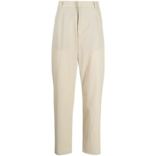 北の方事業計画 メンズ 心地よいズボン下 ボトムス Aaren travel straight-leg trousers Neutrals
