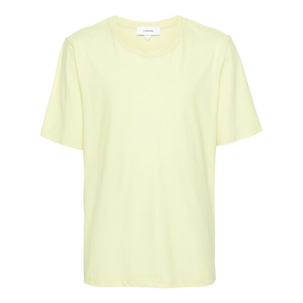 ラルディーニ メンズ ティーシャツ トップス Round-neck cotton t-shirt    Yellow