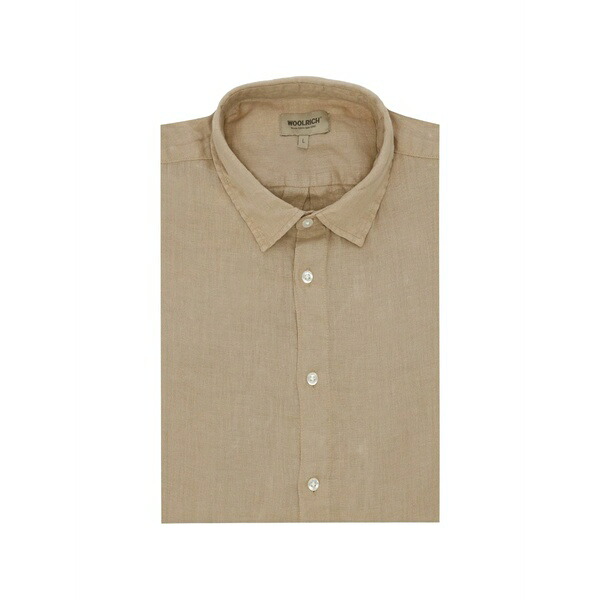 ウール リッチ メンズ シャツ トップス M&pound;lange-effect button-down shirt Neutrals｜asty