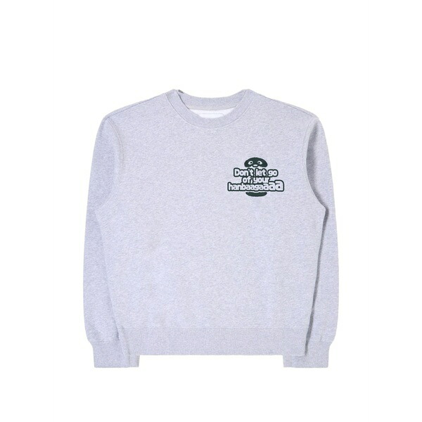 エドウィン メンズ パーカー・スウェットシャツ アウター Tanuki graphic-print sweater Grey