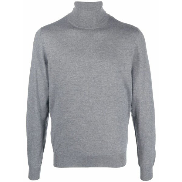 コルネリアーニ メンズ 編み物\u0026ティーシャツ アウター Roll-neck long-sleeve jumper  Grey