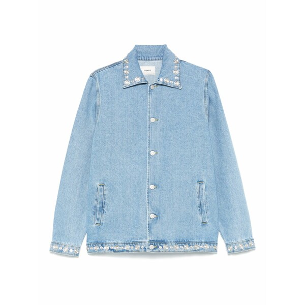 コペルニ レディース 上衣＆上衣 アウター Studded denim jacket Blue