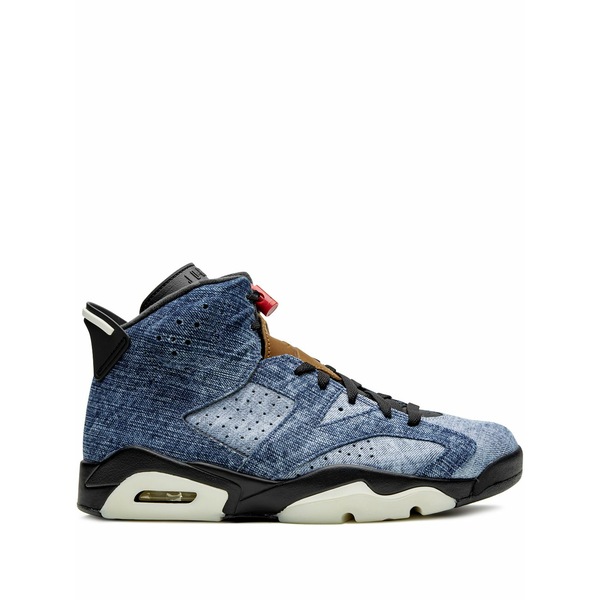 ジョーダン メンズ スニーカー シューズ Air jordan 6 "washed denim" sneakers Blue|asty