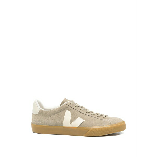ヴェジャ メンズ スニーカー シューズ Logo-patch suede sneakers Neutrals