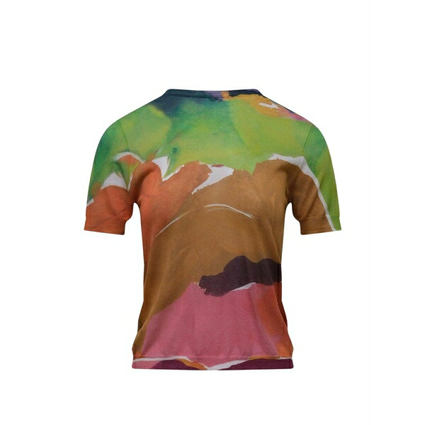 ウラ・ジョンソン レディース プルオーバー トップス Sana abstract-print t-shirt Brown
