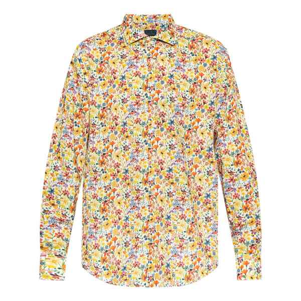 ポールアンドシャーク メンズ プルオーバー トップス Floral-print shirt Yellow