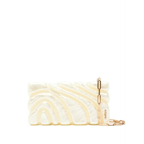 ブームガイア レディース ハンドバック 御徒面子 Aura chain-strap clutch Neutrals