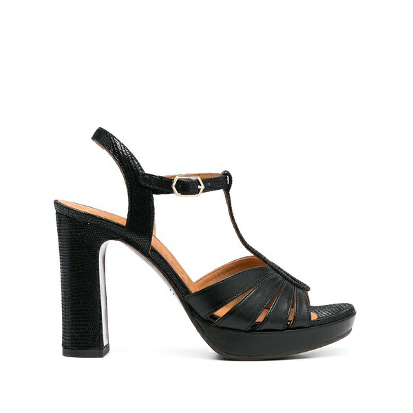 チエミハラ レディース サンダル シューズ Cafra leather sandals Black