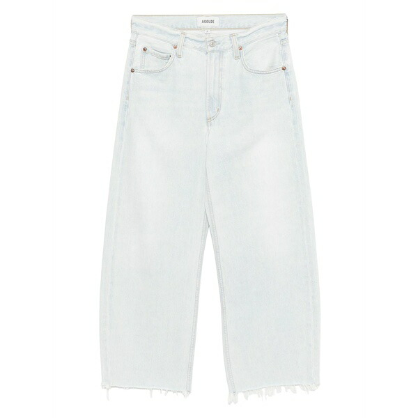 アゴルド レディース デニムパンツ ボトムス Low curve fray jeans Blue｜asty