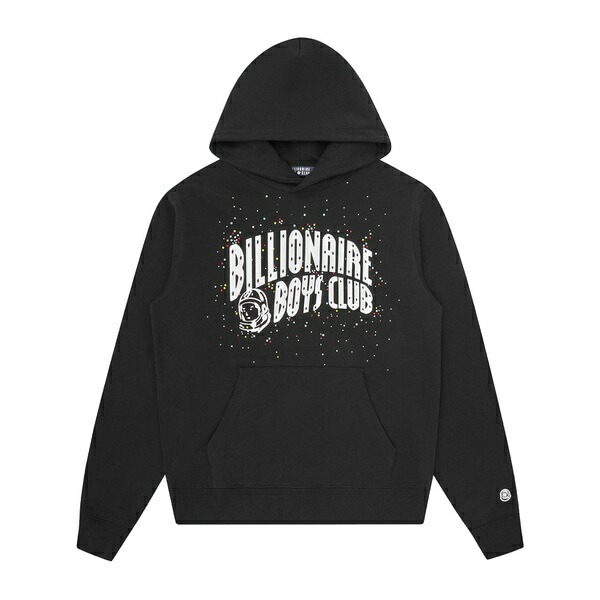 ビリオネアボーイズクラブ メンズ パーカー・スウェットシャツ アウター Classic curve logo hoodie Black