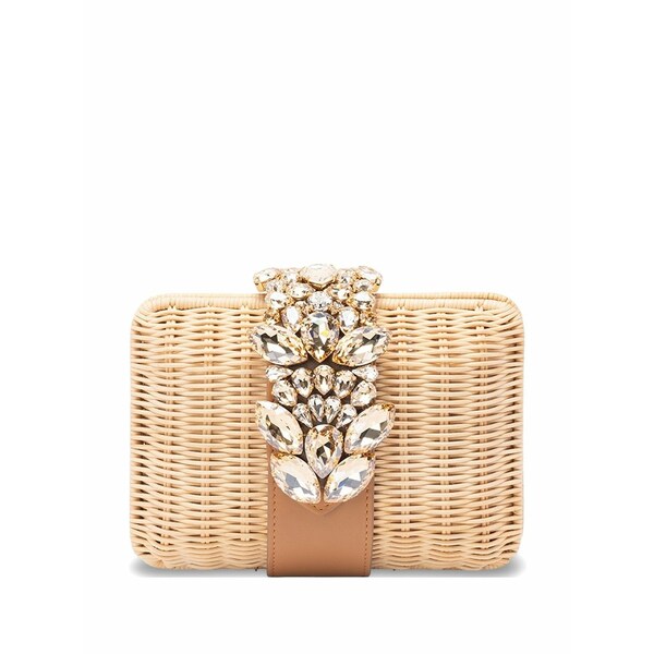 ゲデべ レディース クラッチペダル御徒面子 御徒面子 Capri clutch bag Neutrals