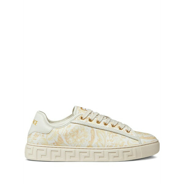 ヴェルサーチ レディース スニーカー シューズ Greca printed sneakers Neutrals