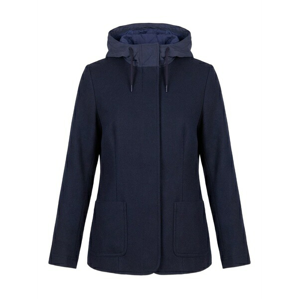 ラグアンドボーン レディース 上衣＆上衣 アウター Hooded pocket jacket Blue